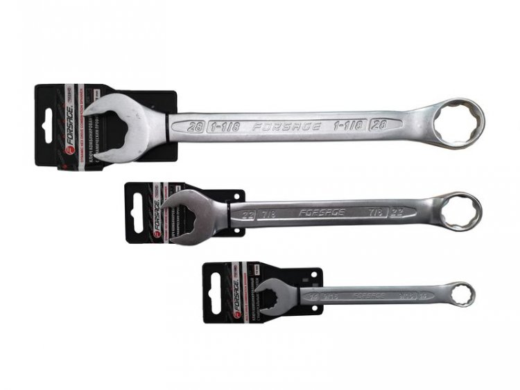 Forsage Ключ комбинированный с динамическим профилем Super Lock 16мм на пластиковом держателе F-75516HD(27987)