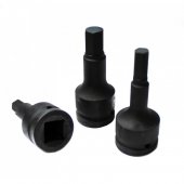 Головка-бита 6-гранная ударная 17мм, 3/4'