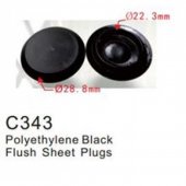 Клипса для крепления внутренней обшивки а/м универсальная пластиковая (100шт/уп.)