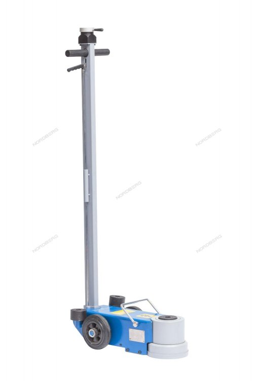 Домкрат пневмогидравлический подкатной двухштоковый, 20/40 т N402 Домкрат пневмогидравлический подкатной двухштоковый, 20/40 т N402