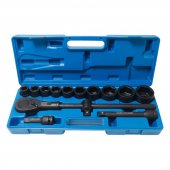 Набор инструментов ударных 14пр., 3/4"(6гр.)(19,22,24,27,30,32,36,41,46,50мм)в кейсе