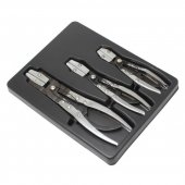 Комплект щипцов для пережатия шлангов и патрубков с фиксацией (200, 250, 300мм), 3пр.