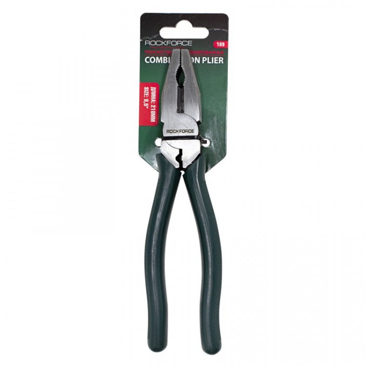 Плоскогубцы комбинированные 8.5" (210мм), на блистере Плоскогубцы комбинированные 8.5" (210мм), на блистере