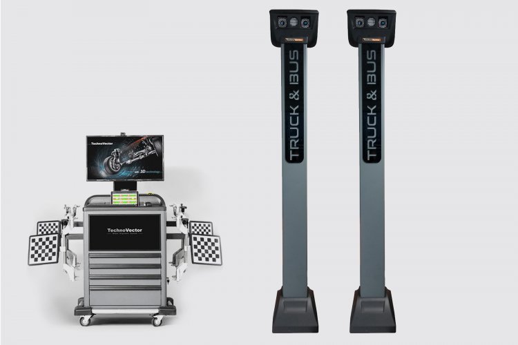 Стенд сход-развал 3D для грузовиков, до 6-ти осей одновременно ТехноВектор 7 Truck P 7204 HTS6 Стенд сход-развал 3D для грузовиков, до 6-ти осей одновременно ТехноВектор 7 Truck P 7204 HTS6