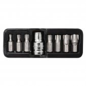 Набор бит RIBE c битодержателем,8пр. 1/2"(L:30;M5,М6,М7,М8,М10,М12,M14) в ложементе