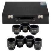 Набор головок ударных 1''7пр. (12гр.) (46,50,55,60,65,70,75мм),в кейсе Набор головок ударных 1''7пр. (12гр.) (46,50,55,60,65,70,75мм),в кейсе