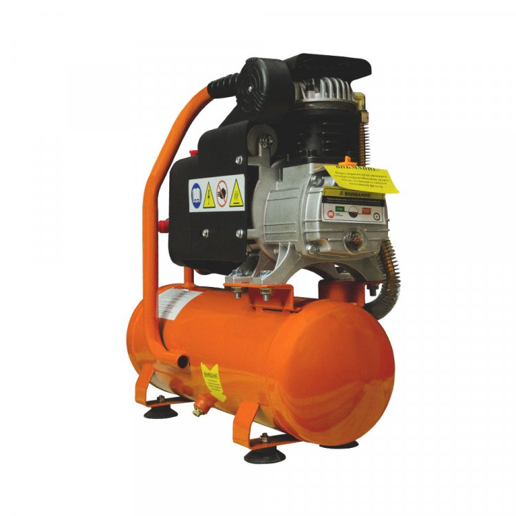 Масляный коаксиальный компрессор AERO 140/8  - (220В, 1,1кВт, 140л/мин, бак 8л, FoxWeld) (арт. 5068)