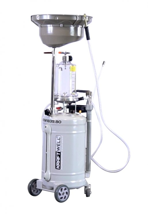 Установка для слива и откачки масла/антифриза с подъемной ванной и мерной емкостью, 100 л Установка для слива и откачки масла/антифриза с подъемной ванной и мерной емкостью, 100 л