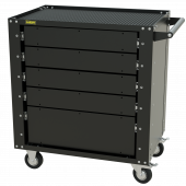 Gt5 Тележка инструментальная Garopt 5 ящиков БЕЗ ЦВЕТОВЫХ ФАСАДОВ, GAROPT Серия "Low-cost" Gt5 Тележка инструментальная Garopt 5 ящиков БЕЗ ЦВЕТОВЫХ ФАСАДОВ, GAROPT Серия "Low-cost"