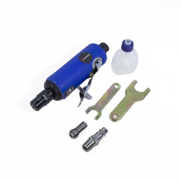 Пневмозачистная машинка с прорезиненной рукояткой(цанги:3мм,6мм, 25000об/мин, 94л/мин,6.3Bar,штуцер 1/4") Пневмозачистная машинка с прорезиненной рукояткой(цанги:3мм,6мм, 25000об/мин, 94л/мин,6.3Bar,штуцер 1/4")