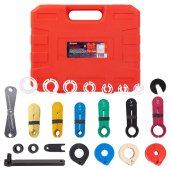 Набор приспособлений для разъединения быстросъемных соединений топливных систем и систем кондиционирования, 22пр.