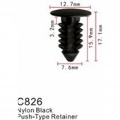 Клипса для крепления внутренней обшивки а/м универсальная пластиковая (100шт/уп.) Клипса для крепления внутренней обшивки а/м универсальная пластиковая (100шт/уп.)