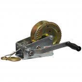 Лебедка ручная барабанная, 900кг(стальной трос, диаметр троса-4.5мм, длина троса-10м )