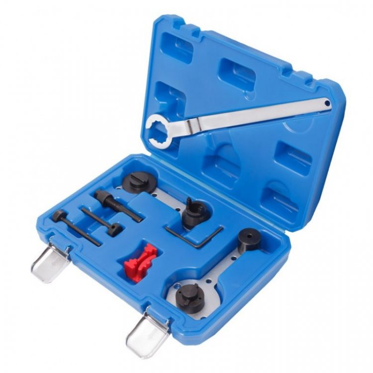 Набор фиксаторов для обслуживания двигателей группы VAG, 8пр.  (1.2, 1.4 TSi), в кейсе