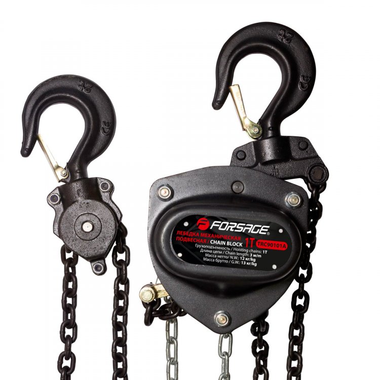 Лебедка механическая подвесная с лепестковым механизмом фиксации цепи натяжения 1т (длина цепи - 2.5м) Лебедка механическая подвесная с лепестковым механизмом фиксации цепи натяжения 1т (длина цепи - 2.5м)