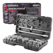 Набор инструментов 26пр, 3/4'' 1''(6гр.)(17,19,21,22,24,27,30,32,33,34,35,36,36-12гр,38,41,46,50мм,1'':55,60,65мм) Набор инструментов 26пр, 3/4'' 1''(6гр.)(17,19,21,22,24,27,30,32,33,34,35,36,36-12гр,38,41,46,50мм,1'':55,60,65мм)