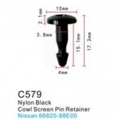 Клипса для крепления внутренней обшивки а/м Ниссан пластиковая (100шт/уп.) Клипса для крепления внутренней обшивки а/м Ниссан пластиковая (100шт/уп.)