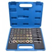 Набор метчиков и пробок для восстановления резьбы маслосливных отверстий114пр.(М13х1.25, М13х1.5, М15х1.5, М17х1.5, М20х1.5, М22х1.5), в кейсе