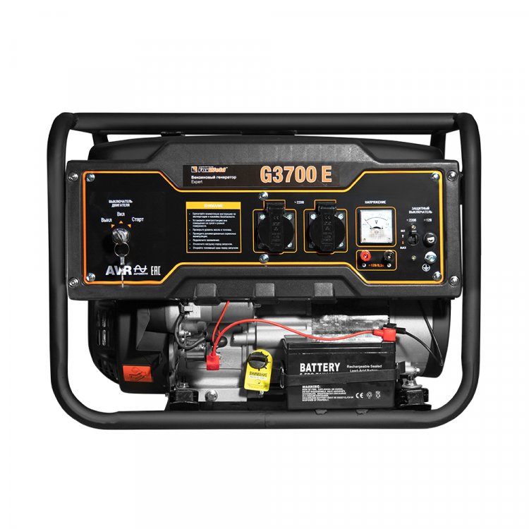 Бензиновый генератор FoxWeld Expert G3700 E - Бензиновый электрогенератор предназначен для выработки однофазного, электрического тока напряжением 220 В и частотой 50 Гц.  С его помощью можно осуществлять питание электроприборов, электроинструмента, п