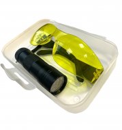 GTKIT04 Набор для поиска утечек фреона GT-UV-1  GAROPT (фонарик+очки) GTKIT04 Набор для поиска утечек фреона GT-UV-1  GAROPT (фонарик+очки)