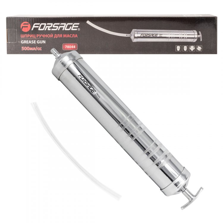 Шприц для масла и других технических жидкостей "Profi" с гибким шлангом 500мл (L шланга-300мм) Шприц для масла и других технических жидкостей "Profi" с гибким шлангом 500мл (L шланга-300мм)