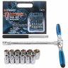 Набор инструментов с Т-образной трещоткой,17 пр.1/2"(6гр.)(8,10,12-17,19,21,22,24мм)