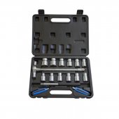 Набор инструментов с Т-образной трещоткой,17 пр.1/2"(6гр.)(8,10,12-17,19,21,22,24мм)