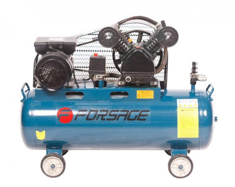 Компрессор 70л 2-х поршневой с ременным приводом (2.2кВт, ресивер 70л, 250л/м, 220В) Компрессор 70л 2-х поршневой с ременным приводом (2.2кВт, ресивер 70л, 250л/м, 220В)