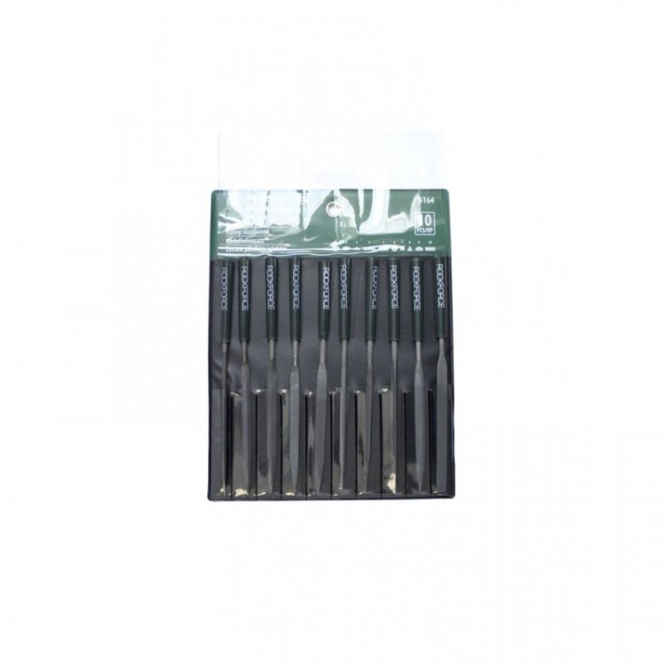 Набор надфилей разнопрофильных 10пр.(L-160мм,Ø4мм),в блистере