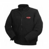 Куртка с электроподогревом водоотталкивающая (р.48-50, черная, АКБ:5V, 2A, от 10000 mAh, 3 режима нагрева, АКБ не комплектуется)