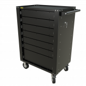 GTH7 Тележка инструментальная Garopt 7 ящиков БЕЗ ЦВЕТОВЫХ ФАСАДОВ, центральный замок, увеличенные колеса, доводчики, GAROPT Серия "High", высота 1040мм GTH7 Тележка инструментальная Garopt 7 ящиков БЕЗ ЦВЕТОВЫХ ФАСАДОВ, центральный замок, увеличенные колеса, доводчики, GAROPT Серия "High", высота 1040мм