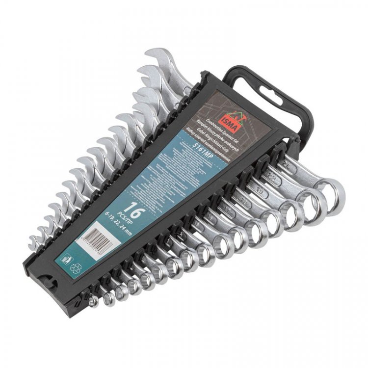 Ключи комбинированные, набор 16пр. Ключи комбинированные, набор 16пр.