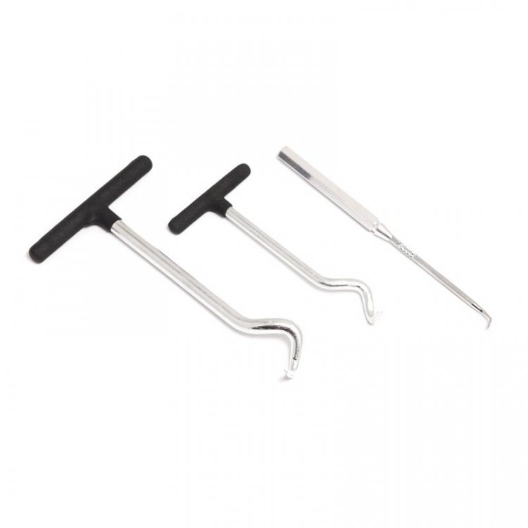 Набор приспособлений для снятия сальников "крючки", 3пр. в блистере
