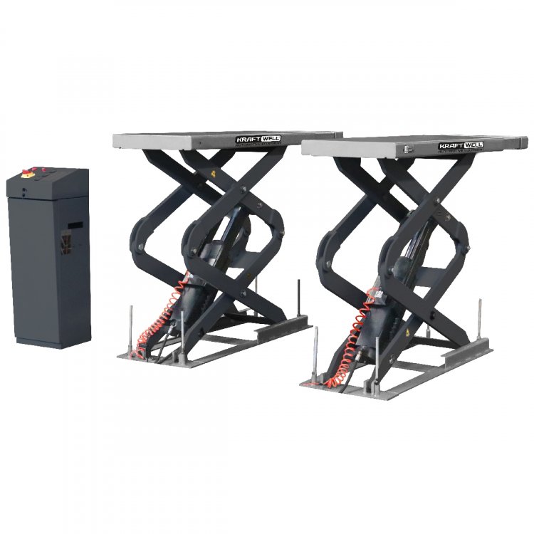 Подъёмник ножничный г/п 3,6 т. заглубляемый