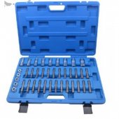 Набор головок и вставок для стоек амортизаторов 38пр., в кейсе Набор головок и вставок для стоек амортизаторов 38пр., в кейсе