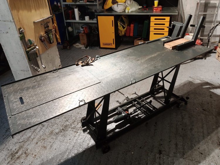 Подъемник гидравлический для мотоциклов г/п 450 кг, модель T61008, арт. HL-0.54 HZ Подъемник гидравлический для мотоциклов г/п 450 кг, модель T61008, арт. HL-0.54 HZ