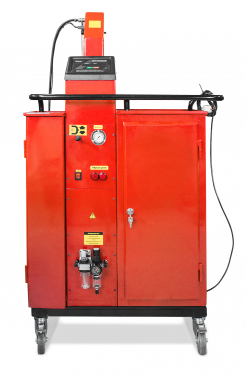 Эребус  (ВЭП4.000.000СБ) Электрический вулканизатор (220В, 1200Вт с двумя нагр. элементами t=145ºС и пневмоприводом, подкатной)