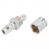 Штуцер для быстроразъема под шланг 9х12 мм (железо, тип USA) Штуцер для быстроразъема под шланг 9х12 мм (железо, тип USA)