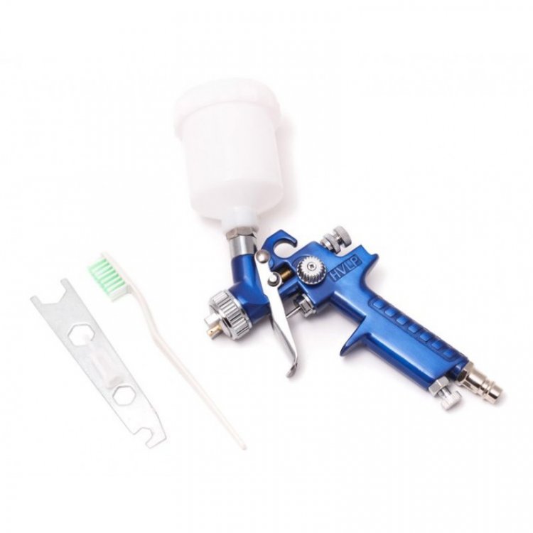 Краскораспылитель с верхним пластиковым бачком (125мл, 0.8мм, 2.0bar, 29-57 л/мин, присоед. резьба 1/4") Краскораспылитель с верхним пластиковым бачком (125мл, 0.8мм, 2.0bar, 29-57 л/мин, присоед. резьба 1/4")