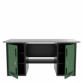 Верстак двухтумбовый, зеленый 1800*700 Garopt, GT1800DD.green