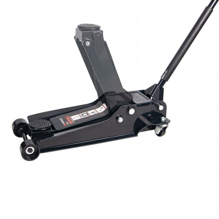 Домкрат подкатной  гидравлический двухпоршневой 4т (h min 95мм, h max 560мм)