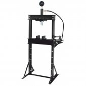 Пресс гидравлический с манометром напольный 12т, (раб. высота: 0-900мм, раб. ширина: 475мм, раб. стол:180х475мм, ход штока:175мм)