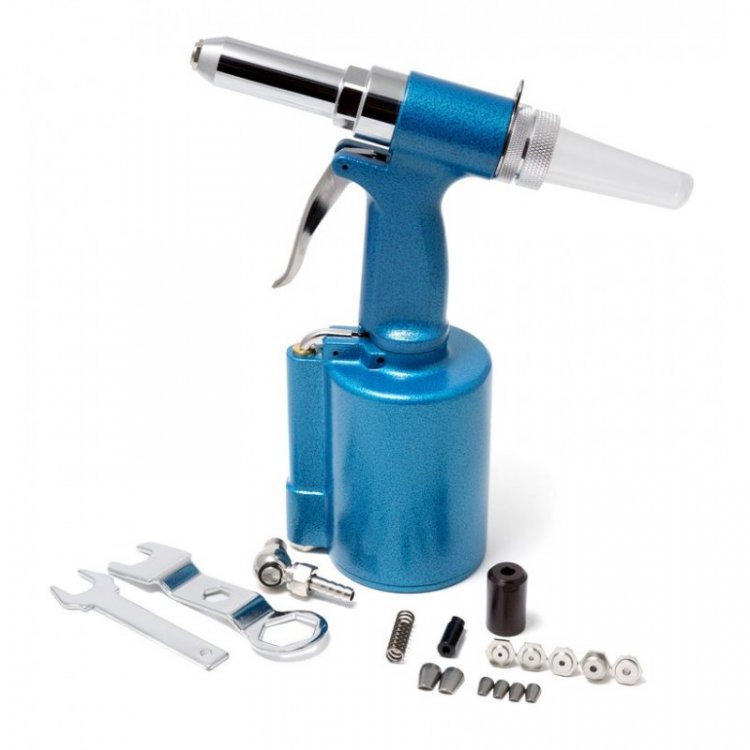 Пневмогидравлический заклепочник (усилие 1400кг, 2.4, 3.2, 4.0, 4.8, 5.6, 6.4мм+ремкомплект) Пневмогидравлический заклепочник (усилие 1400кг, 2.4, 3.2, 4.0, 4.8, 5.6, 6.4мм+ремкомплект)