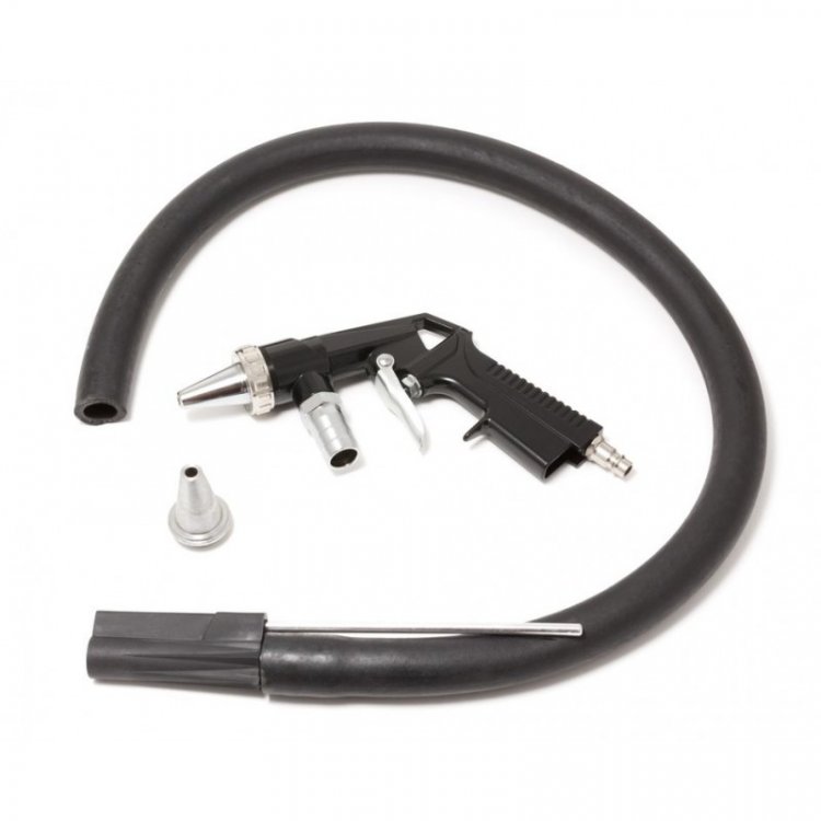 Пистолет пескоструйный пневматический (сопло: 4.5, 5мм, шланг со щупом для песка-1м, расход воздуха 160 л/мин), в блистере Пистолет пескоструйный пневматический (сопло: 4.5, 5мм, шланг со щупом для песка-1м, расход воздуха 160 л/мин), в блистере