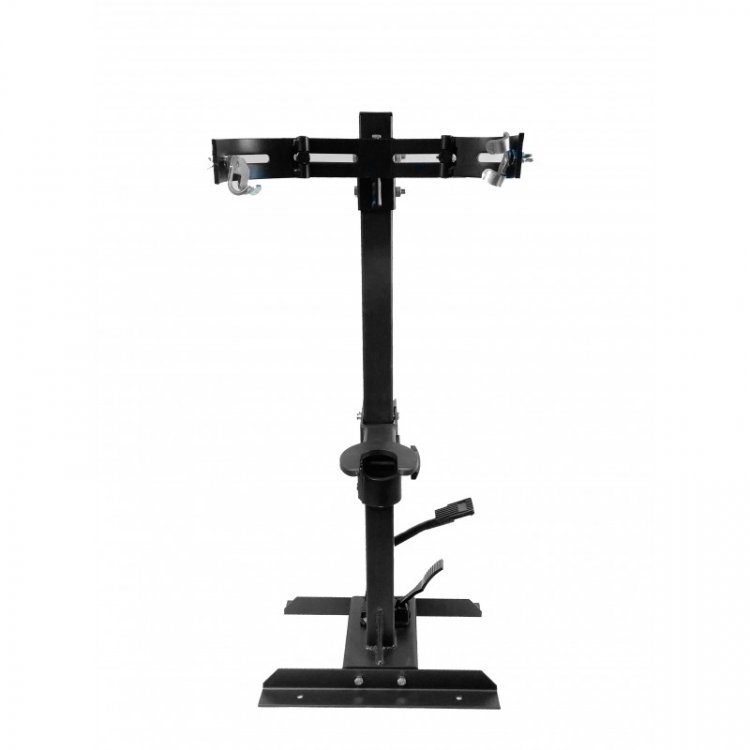 Стяжка пружин гидравлическая напольная (усилие стяжки до 1т, рабочий диапазон 210-570мм, вес 30кг) Стяжка пружин гидравлическая напольная (усилие стяжки до 1т, рабочий диапазон 210-570мм, вес 30кг)