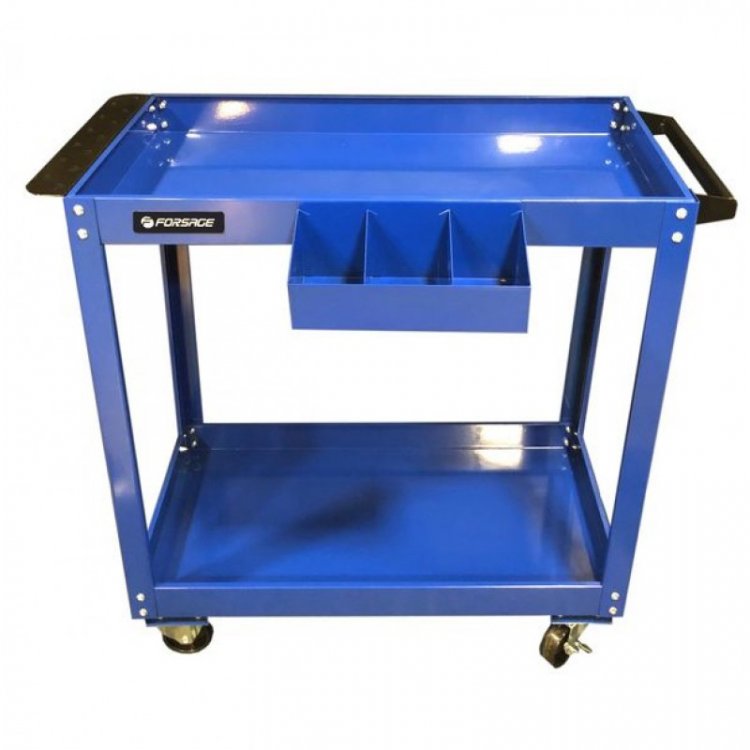 Тележка инструментальная 2-х полочная (350х770х820мм, размеры полок-60х350х700мм) Тележка инструментальная 2-х полочная (350х770х820мм, размеры полок-60х350х700мм)