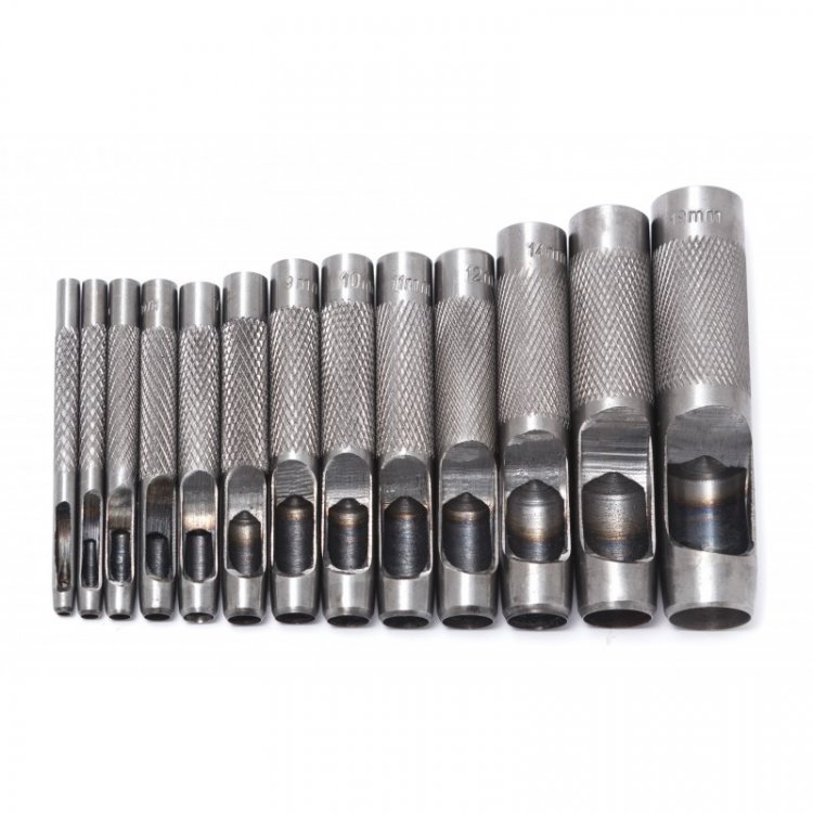 Набор пробойников ручных (3-8, 10, 11, 12, 14, 16, 19 мм ) 12пр.