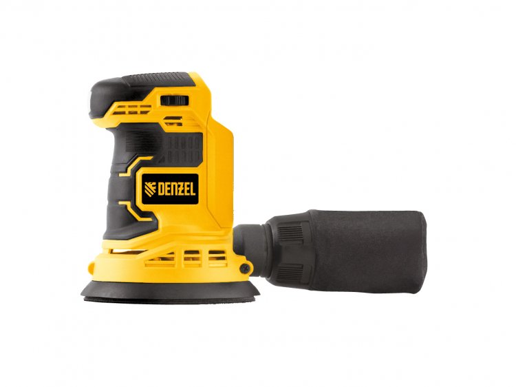 Машина шлифовальная эксцентриковая аккумуляторная COS-125-0, 18В Li-Ion// Denzel
