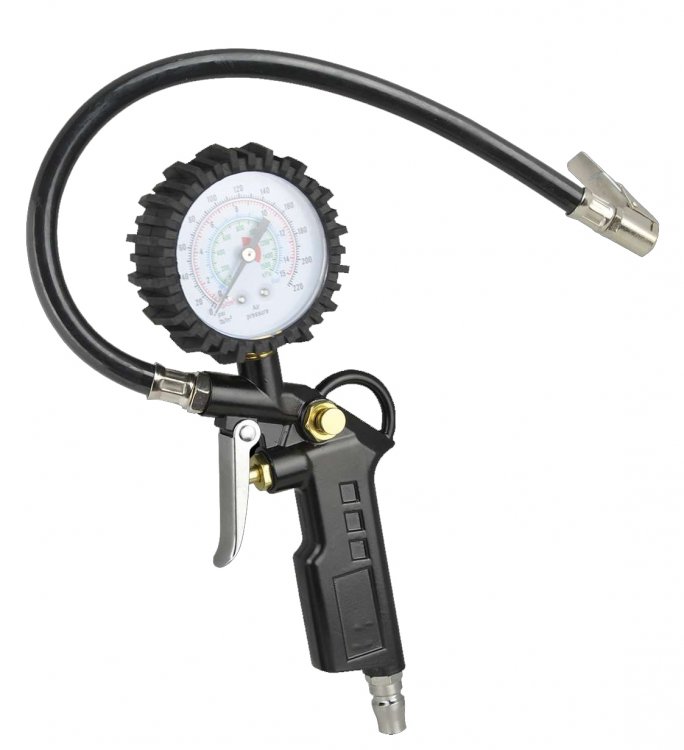 Пистолет с аналоговым манометром 15 бар