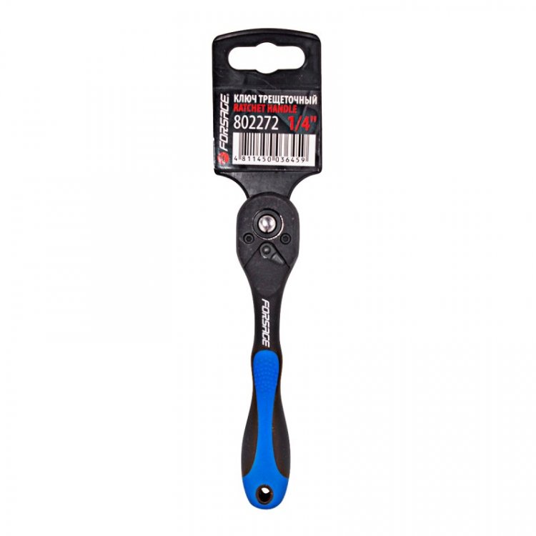 Трещотка реверсивная в пластиковом антикорозийном корпусе 1/4"(L-145мм, 72зуб) Трещотка реверсивная в пластиковом антикорозийном корпусе 1/4"(L-145мм, 72зуб)